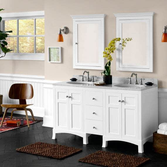 需要呵护的不只有你的容颜，还有浴室柜